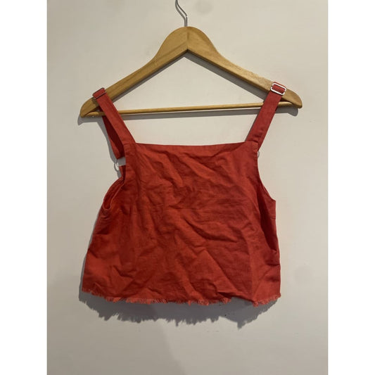 Bnwt nude lucy australia size s linen blend top - clothing tops clothing & fashion - crop top - top women’s apparel