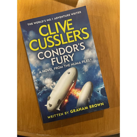 Condor’s fury - clive cussler - print books book - fiction - thriller printed media
