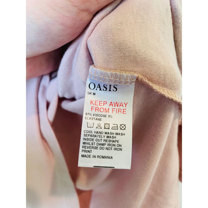 Oasis viscose blend top – size m (brand new cut-label) - blouses blouse - bnew label cut branded clothing - clothing &