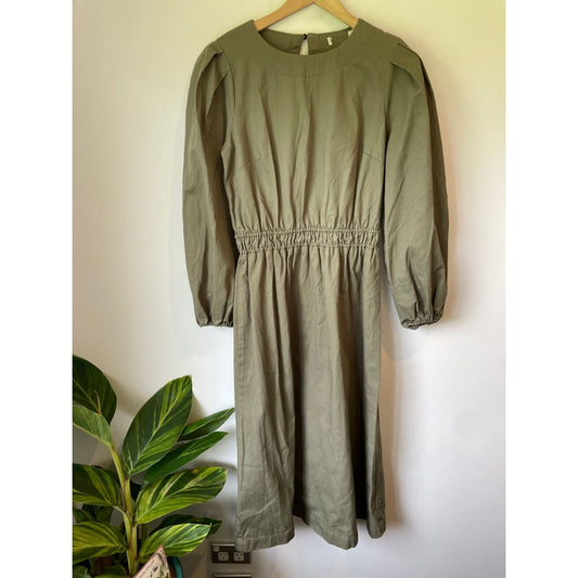 Oasis size 10 heavy cotton dress – brand new cut label - dresses bnew label cut branded clothing - clothing & fashion