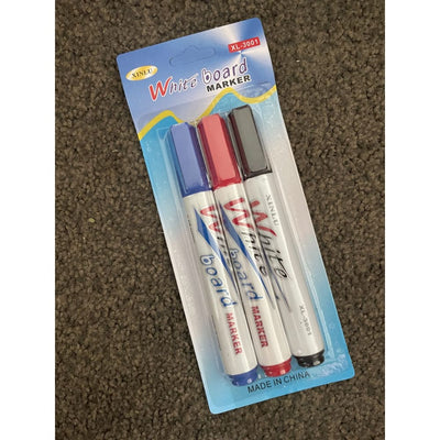 3 pack whiteboard markers - markers stationery stationery