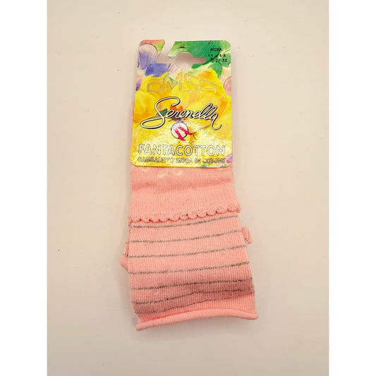 Omsa size 27–32 serenella fantacotton girls’ fashion socks rosa - socks women’s shoes