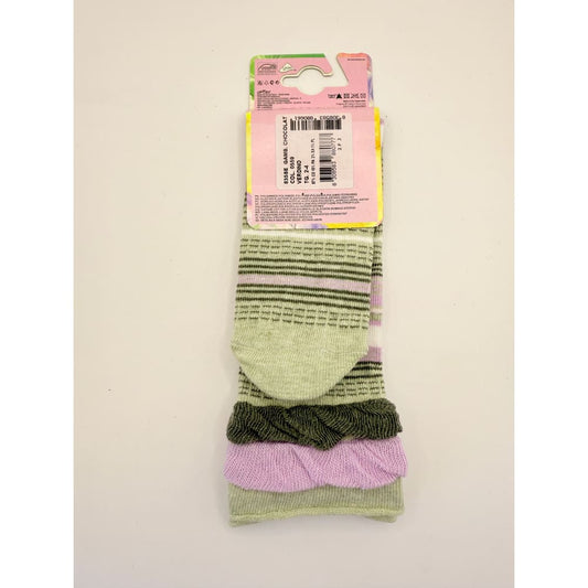 Omsa size 24–27 serenella fantacotton girl’s fashion cotton socks verdino - socks women’s shoes