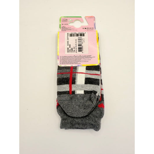 Omsa size 24–2 serenella fantacotton girl’s fashion cotton socks fumo - socks women’s shoes