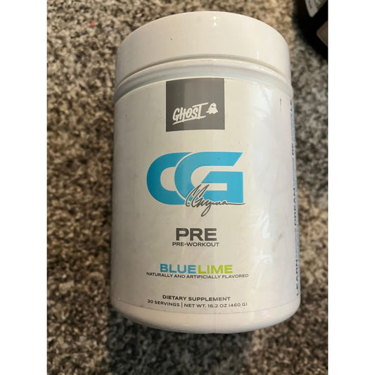 Ghost legend all out x christian guzman pre-workout: blue lime 460g - herbal supplements health and wellness