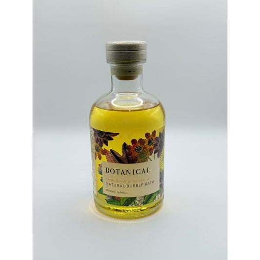 Botanical citrus flower & watermint natural bubble bath 500ml / 16.9 fl. Oz - bath & body health and wellness