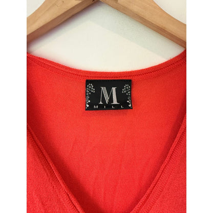 Mill size 6 orange knit mini dress - dresses condition: used - top women’s apparel