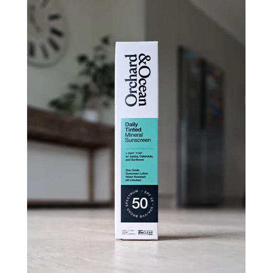Orchard & ocean daily tinted spf50 mineral sunscreen - sunscreen health and wellness