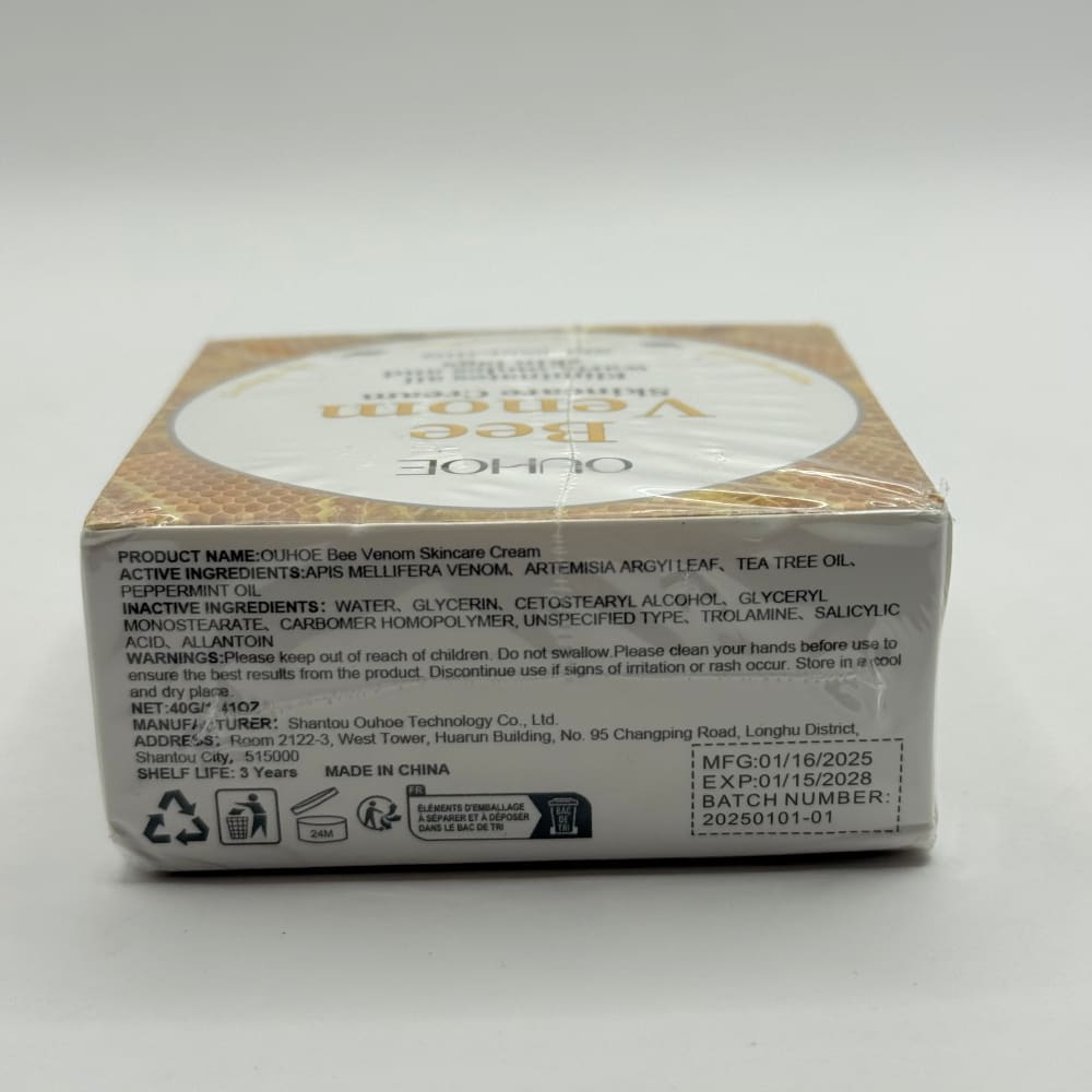 Ouhoe bee venom skincare cream 40g - wart removers