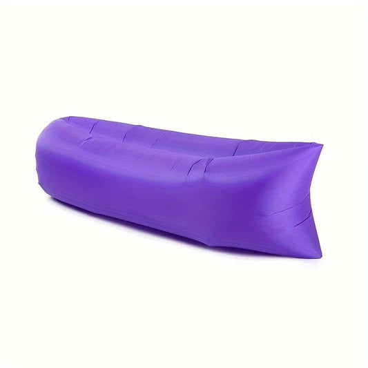 200x70 cm purple outdoor lazy inflatable sofa air mattress - air mattresses home&living materials