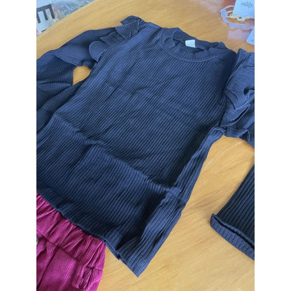 Brand new shein kids size 6-7y ribbed top and skirt - outfit sets baby clothing - clothing & fashion - kids - set