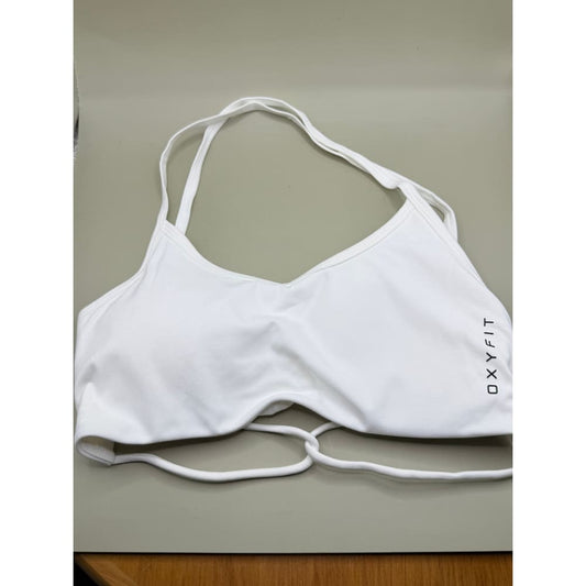 Oxyfit size l allure crop v2 polar white - crop tops special categories women’s apparel