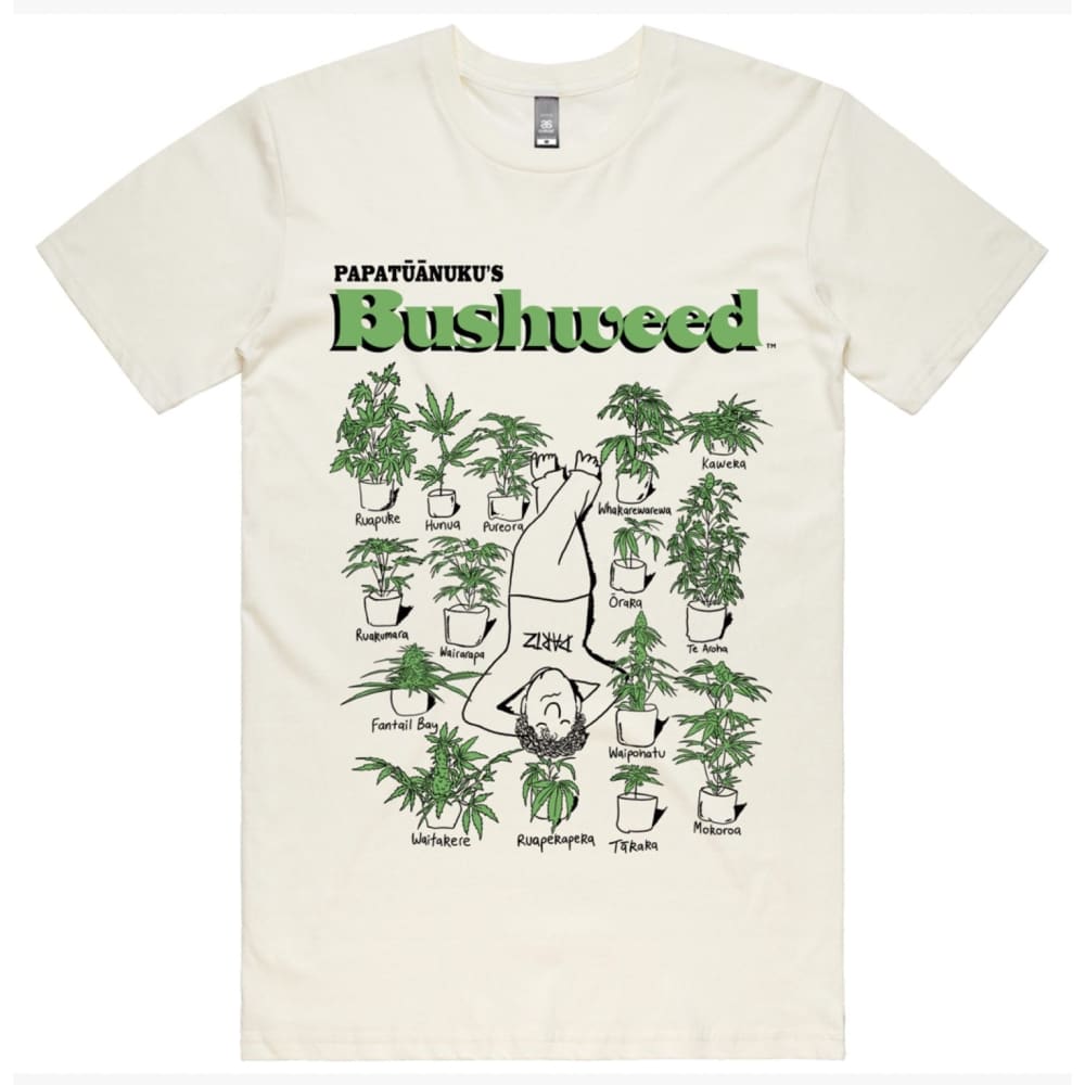 Dartz size s papatuanuku’s bushweed t-shirt - t-shirts clothing & fashion - men - t-shirt - tops men’s apparel