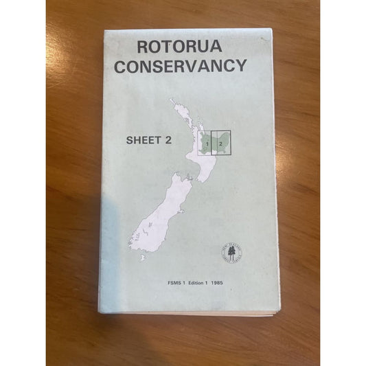 Rotorua conservancy map 1985 - sheet 2 - paper products condition: used - maps - stationery stationery