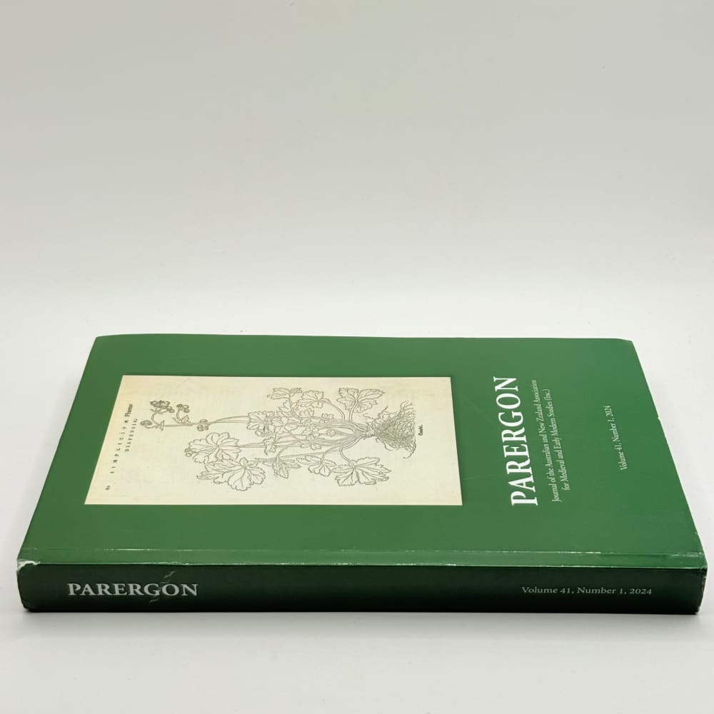Parergon vol. 41 no. 1 (2024) - academic papers & studies what’s new printed media