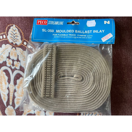 Peco streamline sl-350 moulded ballast inlay - model train accessories home&living materials