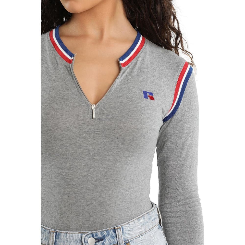 Russell athletic size m navy penelope bodysuit - bodysuits special categories women’s apparel