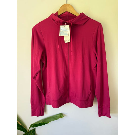 Uniqlo airism size s uv-cut full-zip hoodie - hoodies tops men’s apparel