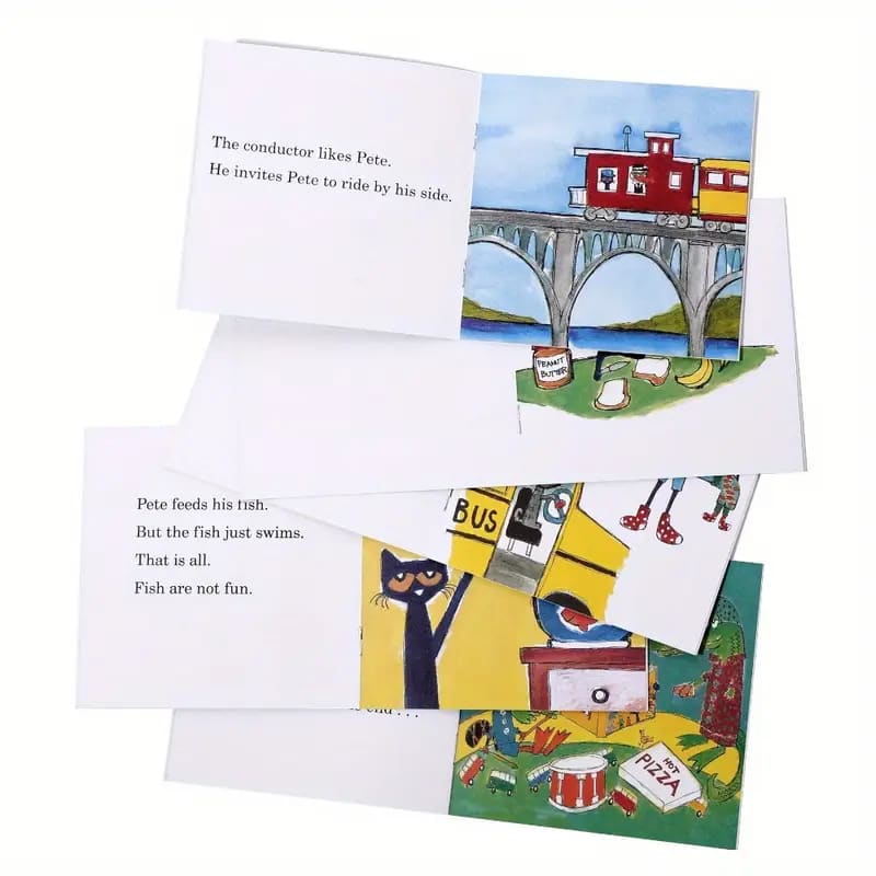 Peter the cat mini phonics books - 12 book set - print books printed media