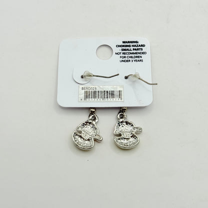 Pink poppy girl’s earrings - earrings baby accessories children’s apparel