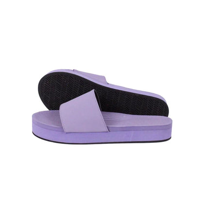 Indosole size 10/11 women’s platform slide - lilac - slippers women’s shoes