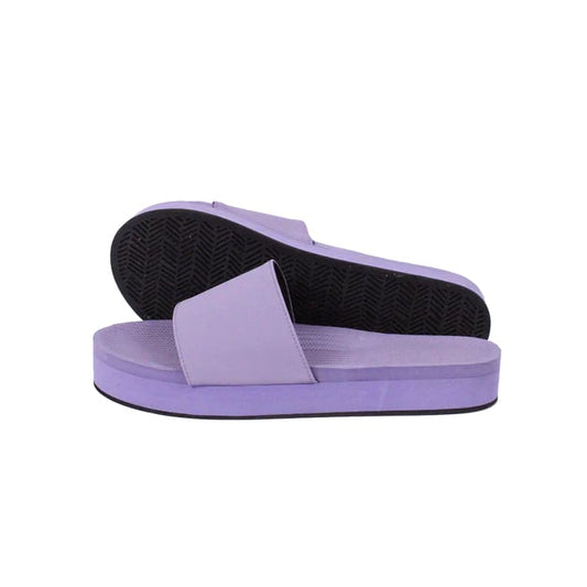 Indosole size 10/11 women’s platform slide - lilac - slippers women’s shoes
