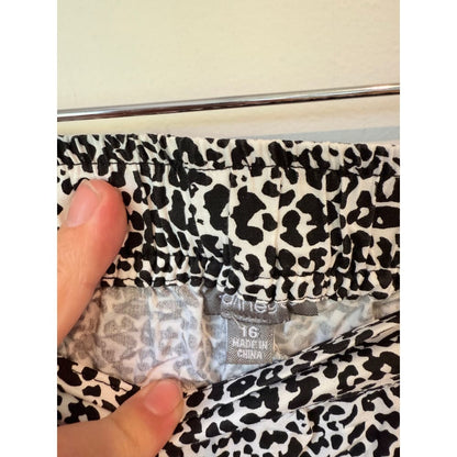 Suzannegrae size 16 women’s harem pants with floral & animal print - pants bottom - condition: used women’s apparel