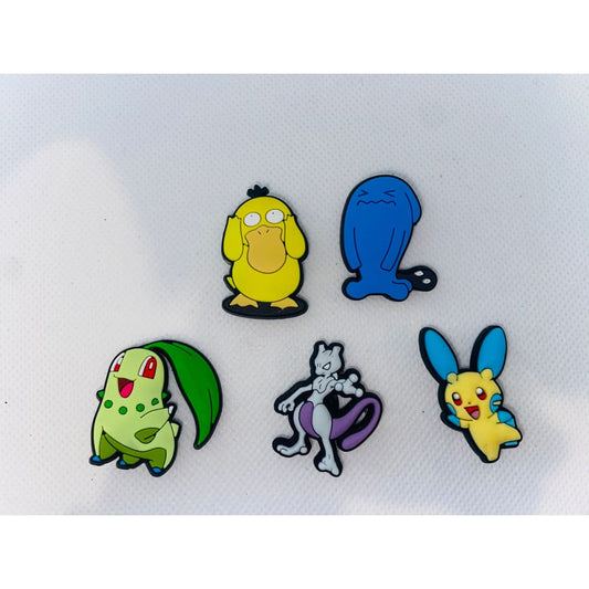 5x pokemon shoe charms for clogs - 1 - shoe accessories clogs - shoe accessories - shoe charms fashion accessories