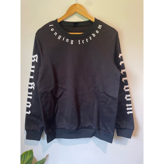 Shein black sweater shirt - size small - clothing tops clothing & fashion - men - sweater - sweaters men’s apparel