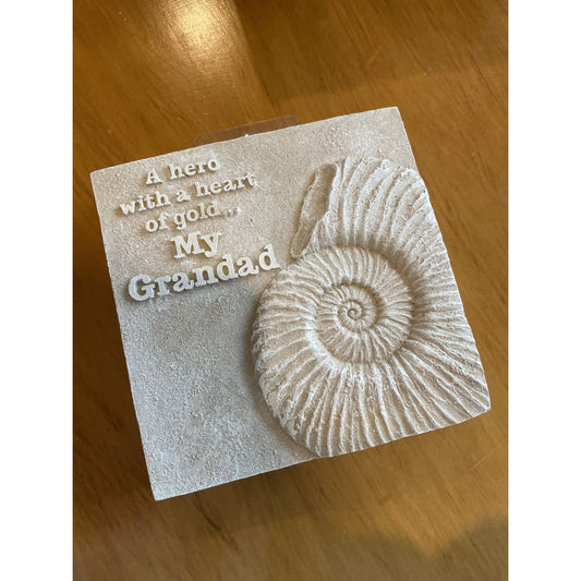My grandad a hero gift plaque - decorative plaques gift items - seasonal & holidays decorations seasonal & holidays