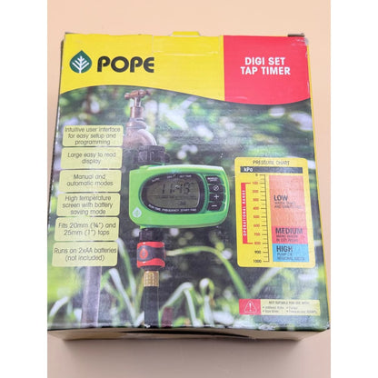 Pope 25/20mm tap timer - sprinkler controls home&living materials