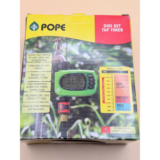 Pope 25/20mm tap timer - sprinkler controls home&living materials