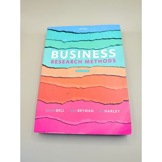 Business research methods by emma bell alan bryman harley - print books printed media