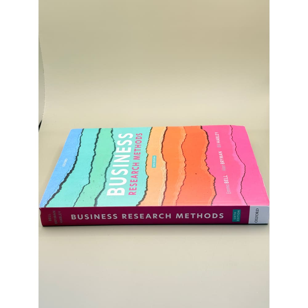 Business research methods by emma bell alan bryman harley - print books printed media