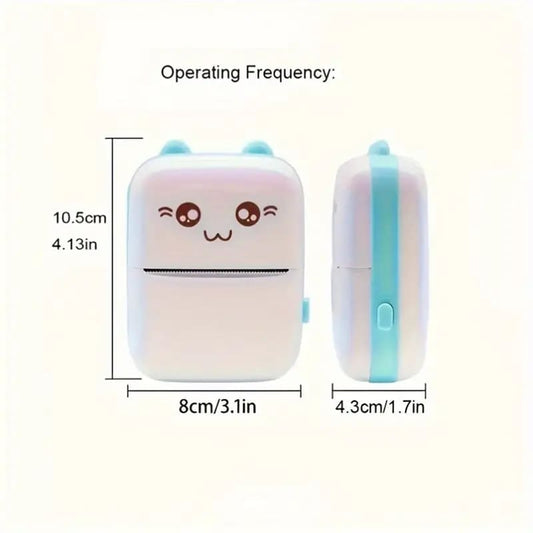 Wireless mini thermal printer | portable inkless printing via bluetooth – brand new - printers copiers & fax machines