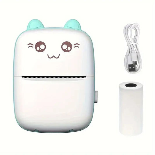 Wireless mini thermal printer | portable inkless printing via bluetooth – brand new - printers copiers & fax machines