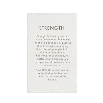 Splosh precious quote plaque - strength - decorative plaques home&living materials