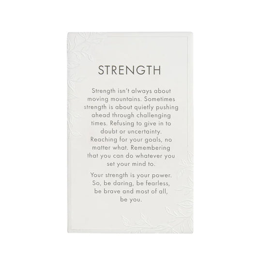 Splosh precious quote plaque - strength - decorative plaques home&living materials