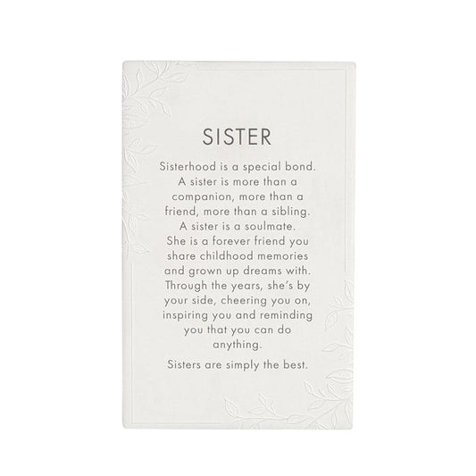 Splosh precious quote plaque - sister - decorative plaques home&living materials