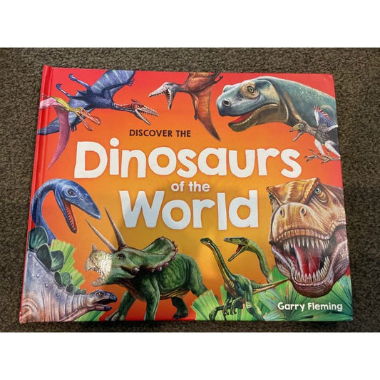 Discover the dinosaurs of the world - garry fleming - print books book - children’s - condition: used - non-fiction