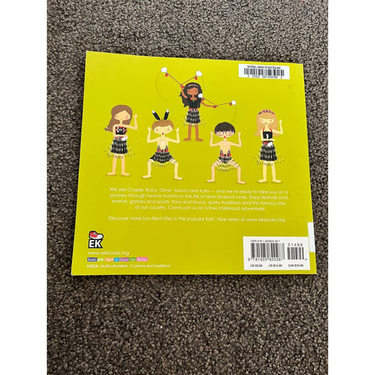A kiwi year: twelve months in the life of new zealand’s kids by tania mccartney - print books condition: used printed