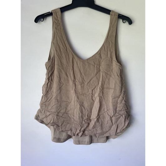 Cherrylane size 8 double layer viscose top - tank tops clothing & fashion - sleeveless - top women’s apparel