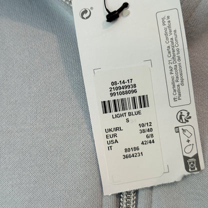 Primark full zip hoodie size s light blue - hoodies top women’s apparel