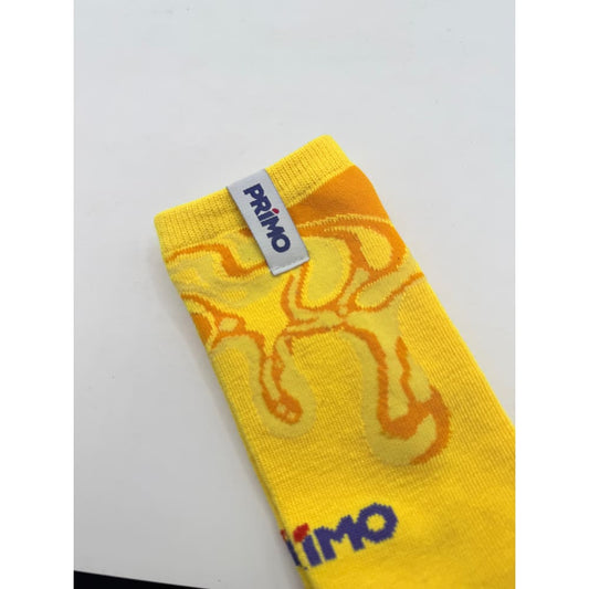 Primo one size yellow crew sock - socks shoes children’s apparel