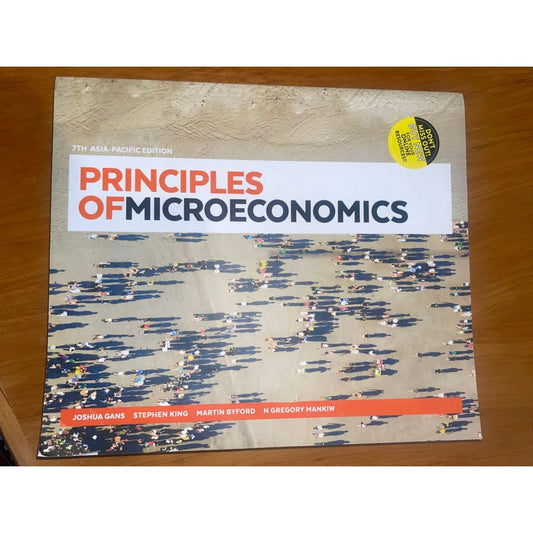 Principles of microeconomics - 7th asia pacific edition - print books book - economics printed media