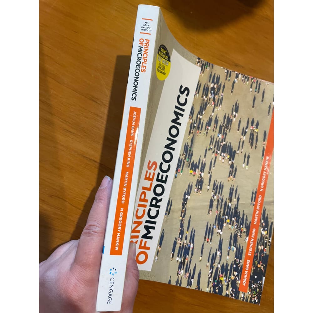 Principles of microeconomics 7th asia-pacific edition by joshua gans stephen king martin byford and n. Gregory mankiw
