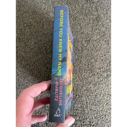 Before you knew my name by jacqueline bublitz - print books printed media