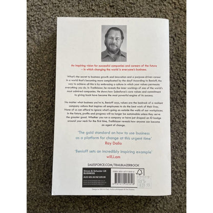 Trail blazer: the power of business as the greatest platform for change - print books book - business - condition: used