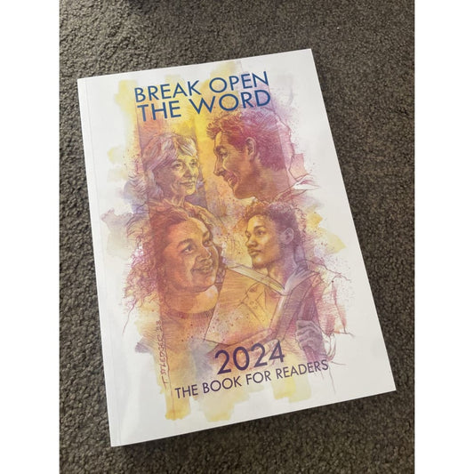 Break open the word - 2024 book for readers - liturgy brisbane - print books book - christian studies - condition: used
