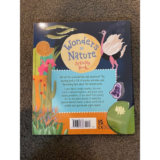 Brand new wonders of nature activity book - print books activity book - book - children’s printed media